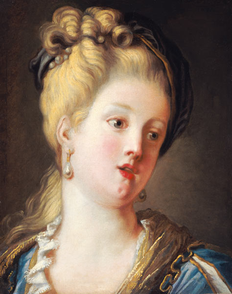 Portrait of a young woman from Jean Honoré Fragonard