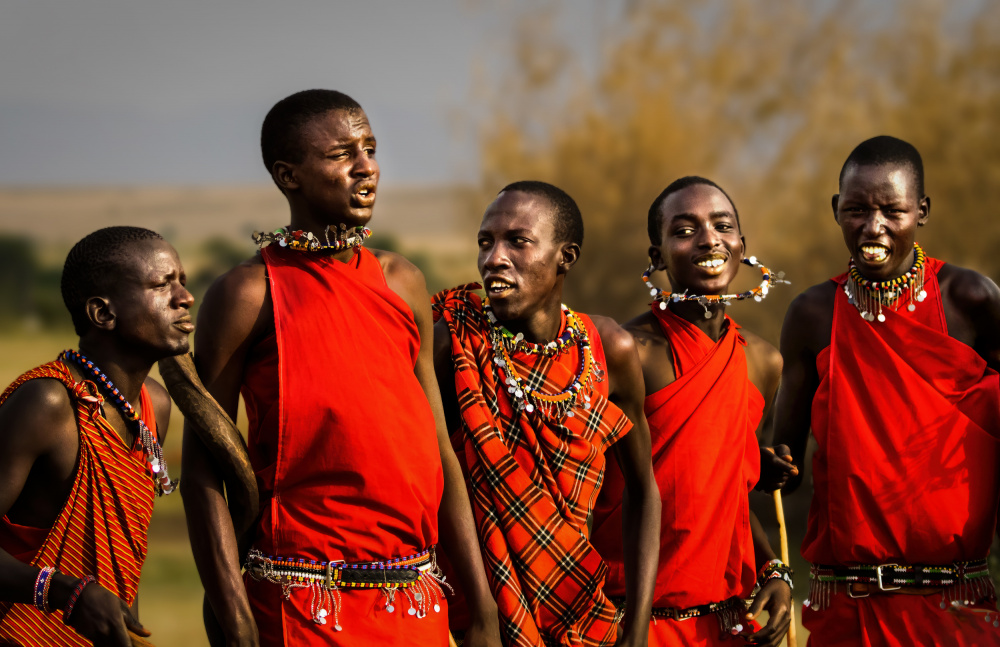 Maasai men from Jie Jin