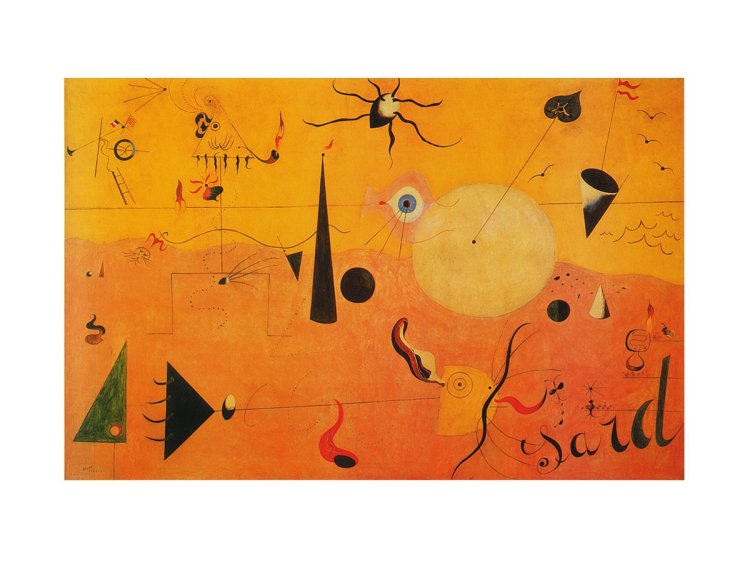 Image: Joan Miró - Paysage Catalan  - (JM-296)