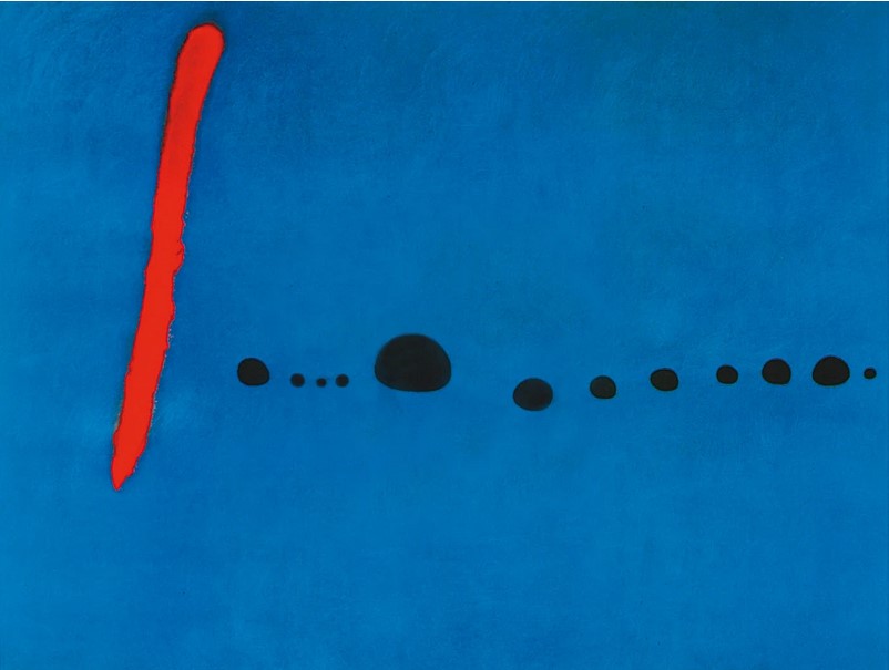 Image: Joan Miró - Blue II, 4-3-61  - (JM-276)