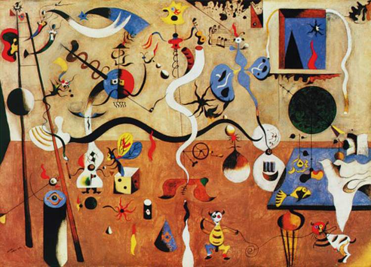 Image: Joan Miró - Il carnevale d'Arlecchino  - (JM-252)