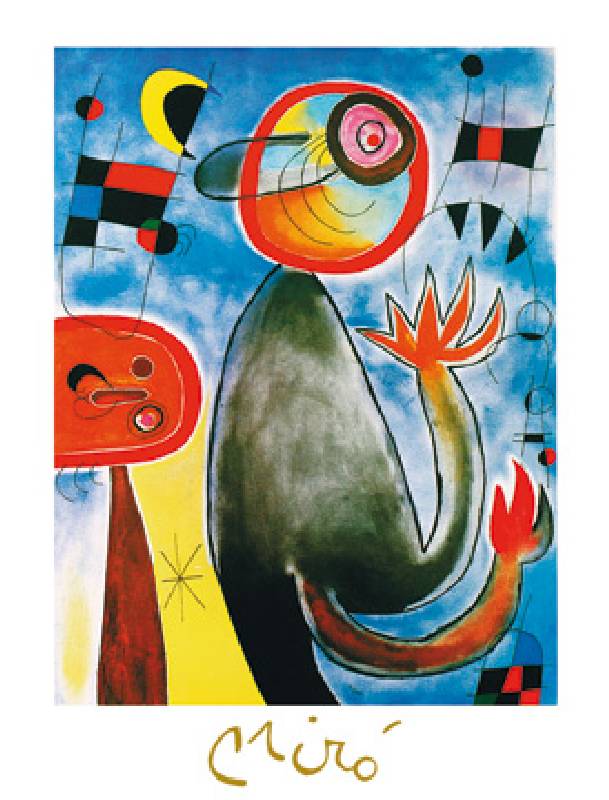 Image: Joan Miró - Les echelles en roue - (JM-272)
