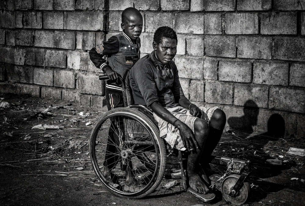 Disabled woman in a slum in Juba - South Sudan from Joxe Inazio Kuesta Garmendia
