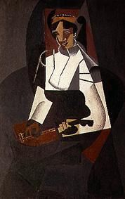 Woman with mandolin from Juan Gris