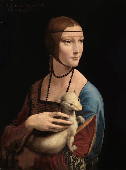 Lady with an Ermine (Cecelia Gallerani) um 1490