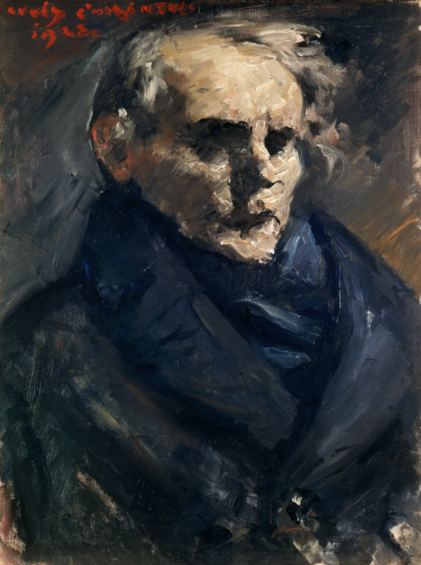 Portrait of the painter Bernt Grönvold. from Lovis Corinth