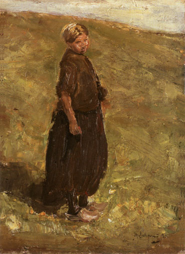 girl on the dune from Max Liebermann