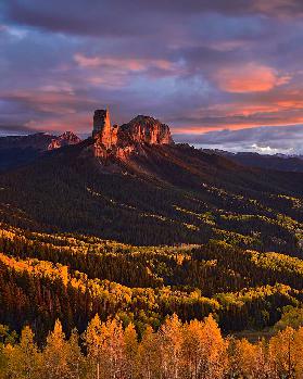 Chimney Rock Sunset