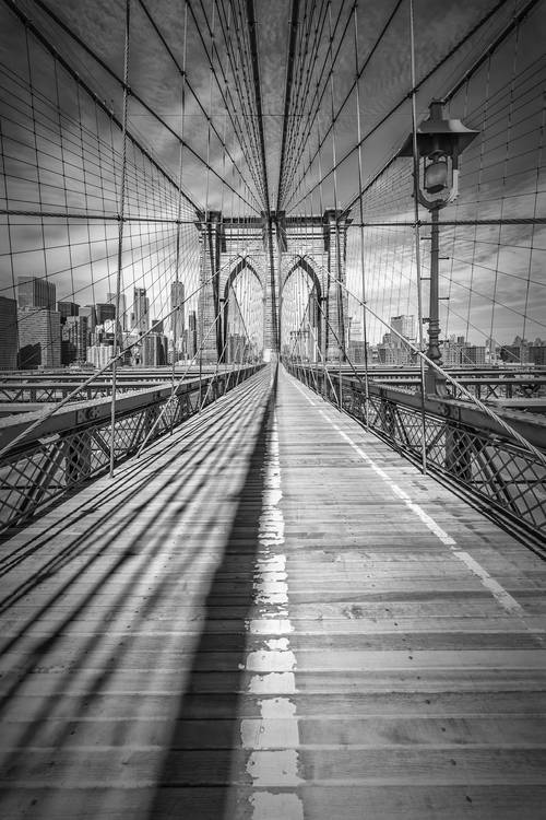 NEW YORK CITY Brooklyn Bridge | Monochrome from Melanie Viola