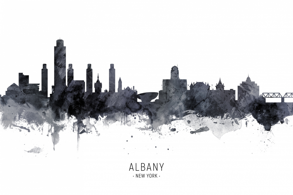 Albany New York Skyline from Michael Tompsett