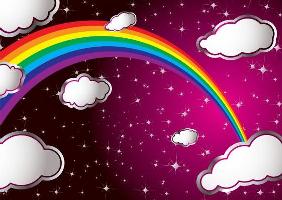 rainbow cloud