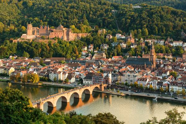 Blick auf die Altstadt von Heidelberg vom Philosophenweg from Michael Valjak