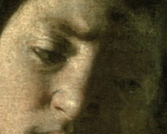 David with the Head of Goliath, 1606 (detail of 100349) from Michelangelo Caravaggio