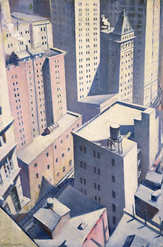 Looking Down on Downtown from Christopher R.W. Nevinson