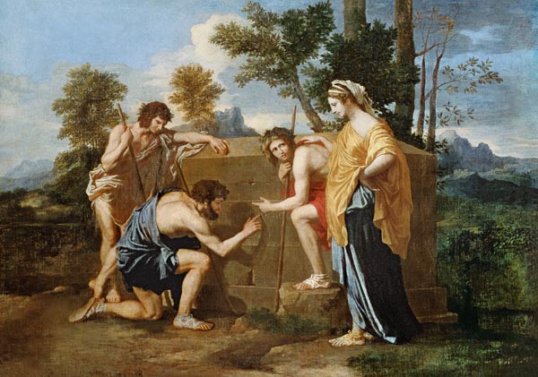 Shepherds in Arcadia from Nicolas Poussin