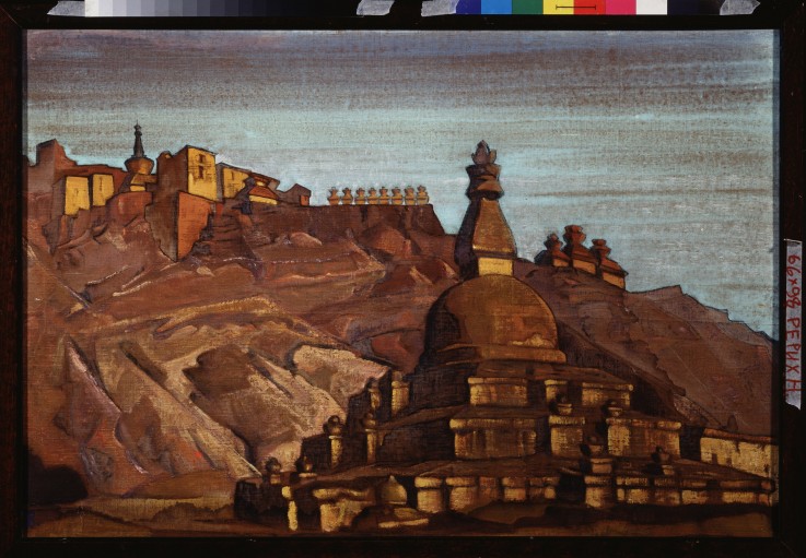Tibetan landscape from Nikolai Konstantinow. Roerich