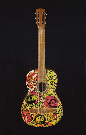 A Psychedelic Guitar, Possibly Used By Eric Clapton When He Played In The Band ''Cream'' Circa 1967 from 