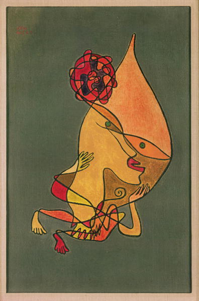 Rose Dwarf, 1927 (no 145) (oil on muslin on cardboard)  from 