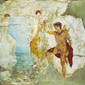 Perseus freeing Andromeda, from the House of the Five Skeletons, Pompeii