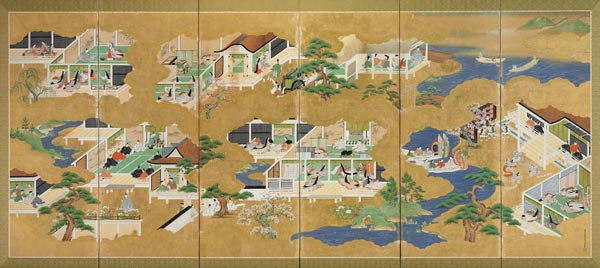Various Scenes Of The Tale Of Genji from 