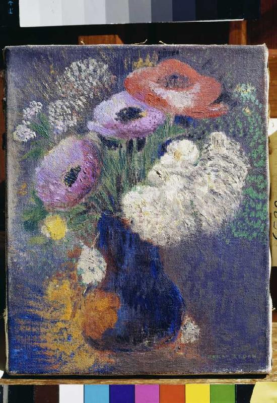 Imaginary flowers and anemones from Odilon Redon