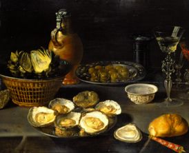 Quiet life with artichokes from Osias Beert I.