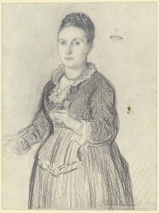 Portrait of Mrs Tom Plews from Otto Scholderer