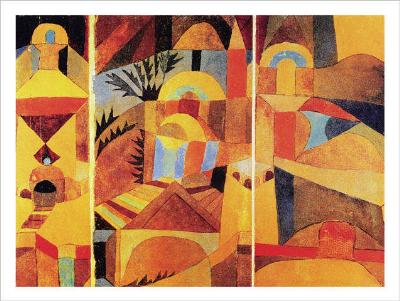 Image: Paul Klee - Il giardino del tempio - (PK-558)