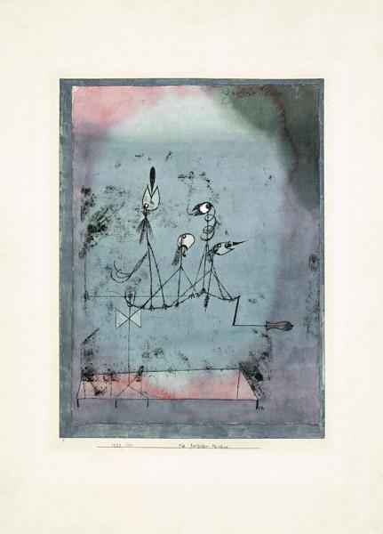 Portrait of an Equilibrist - Paul Klee as art print or hand painted oil.