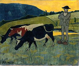 Smallholder with three cows from Paul Serusier
