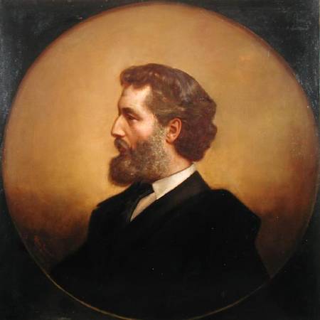 Portrait of Frederic Leighton (1830-96) from Philippe Felix Dupuis