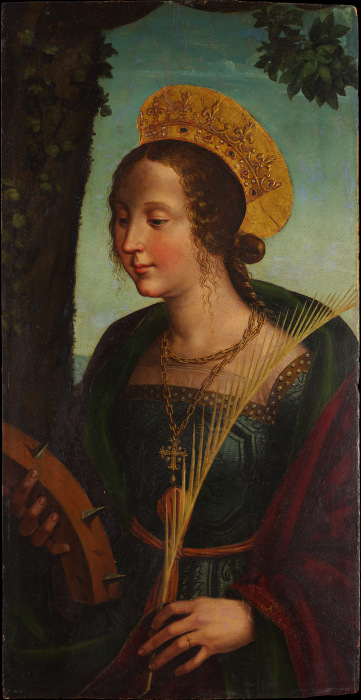 Saint Catherine of Alexandria from Piemonteser Meister um 1515