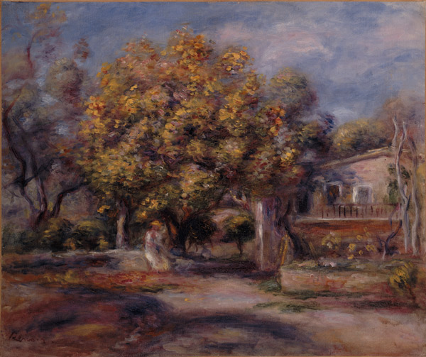 Eingang zu Haus und Garten in Cagnes from Pierre-Auguste Renoir
