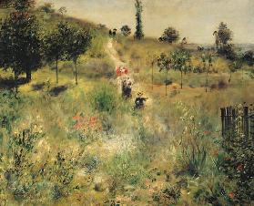 Rising way in the high grass 1875