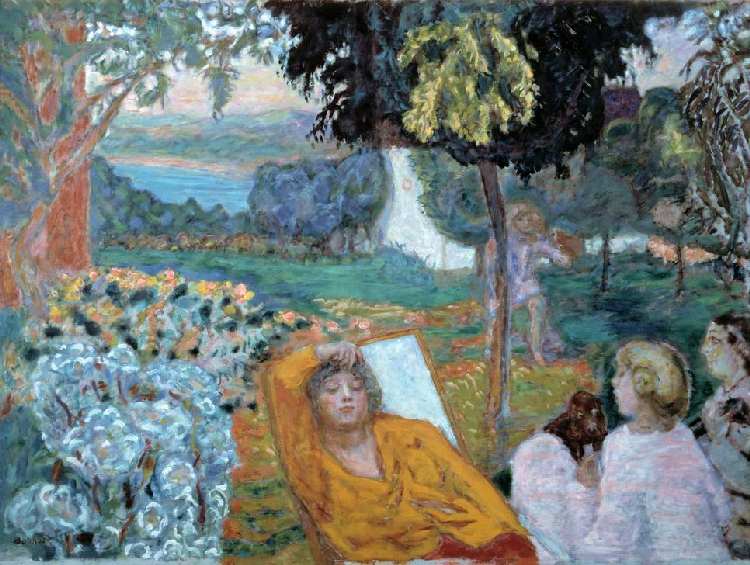 Evening or Siesta in a Garden in the South from Pierre Bonnard