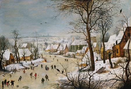 Winter landscape. 1601