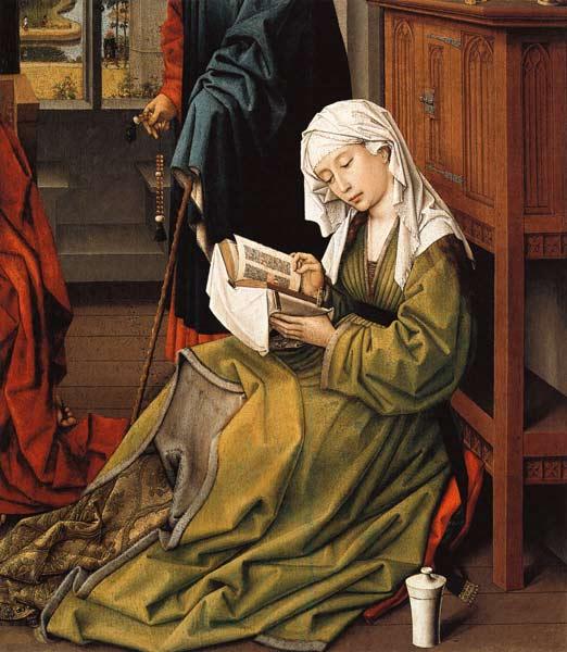 Reading Saint Magdalena.