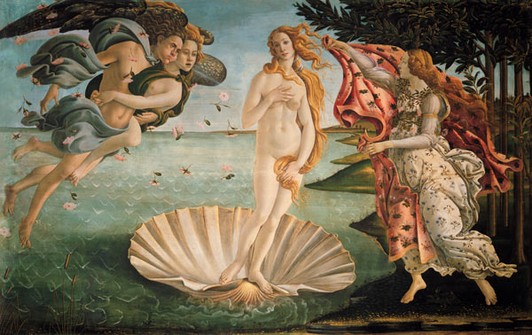 The Birth of Venus from Sandro Botticelli