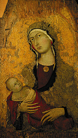 Madonna with child. from Simone Martini