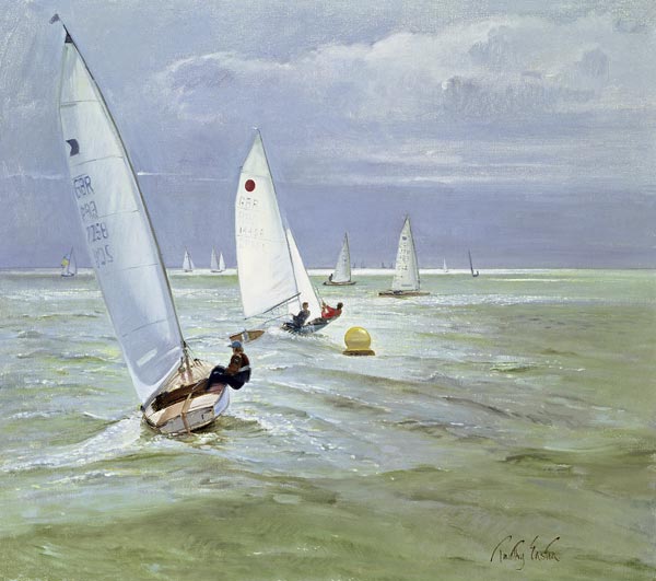 Around the Buoy (oil on canvas)  from Timothy  Easton