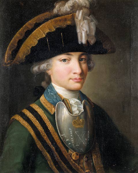 Portrait of Prince Alexander Sergeevich Stroganov (1771-1815) from Unbekannter Künstler