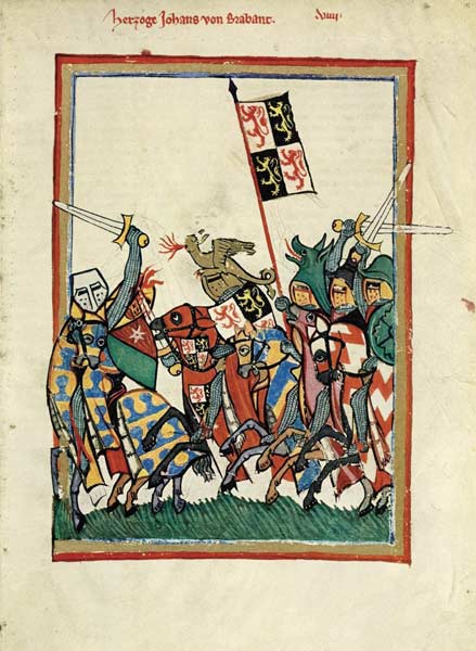 Duke John I of Brabant (From the Codex Manesse) from Unbekannter Künstler