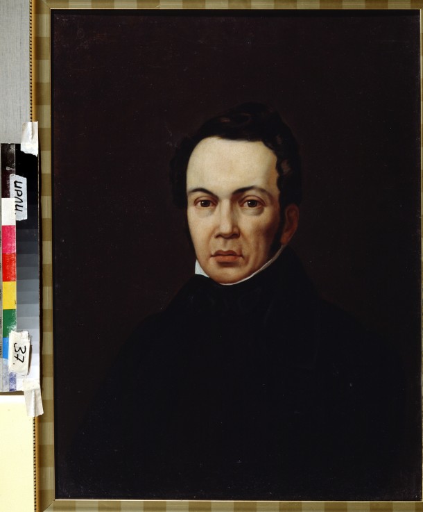 Portrait of the Author, Orientalist and Journalist Osip Senkovsky (1800-1858) from Unbekannter Künstler
