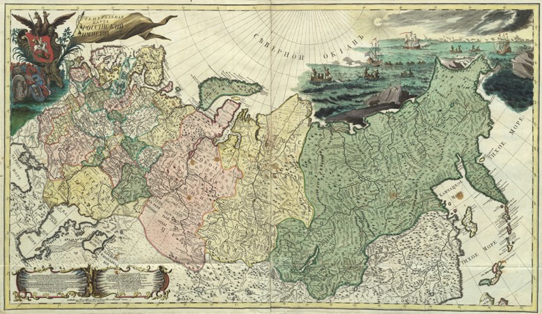 First General Map of the Russian Empire from Unbekannter Meister