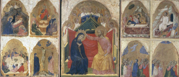 Coronation of Mary / Venetian Paint./C14 from Venezianisch