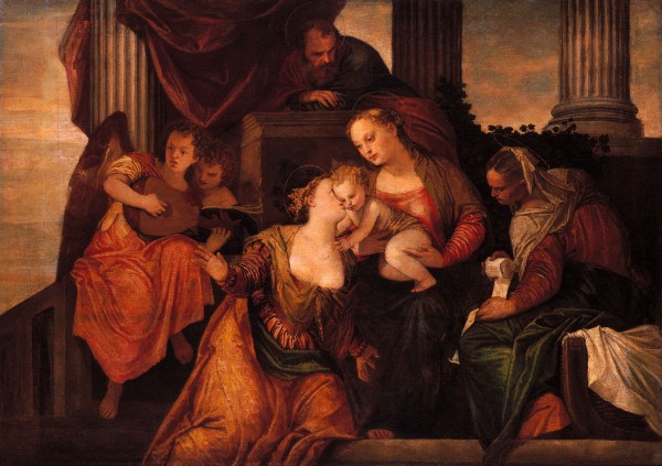 Veronese / Myst.Marriage of St.Catherine from Veronese, Paolo (aka Paolo Caliari)