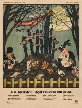 Auf dem Friedhof der Konterrevolution (Plakat)