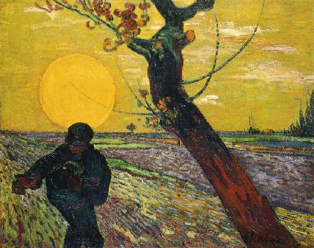 Sower with Setting Sun, detail