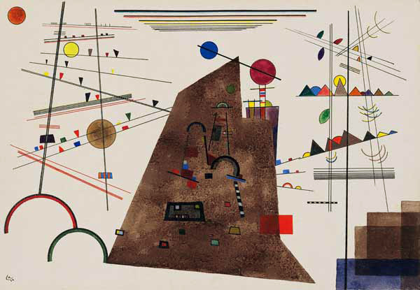 Heavy between easy. from Wassily Kandinsky