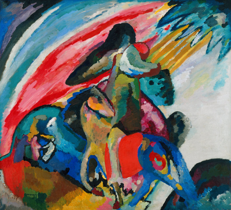 Improvisation 12 (Reiter) from Wassily Kandinsky